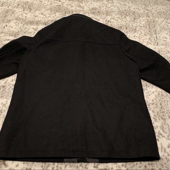 Guess Mens Military-Inspired Coat with Plaid Detail - Picture 5 of 12